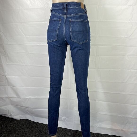 American Eagle ladies next level stretch Hi-rise Jeggings jeans size 6 Long - Picture 5 of 11